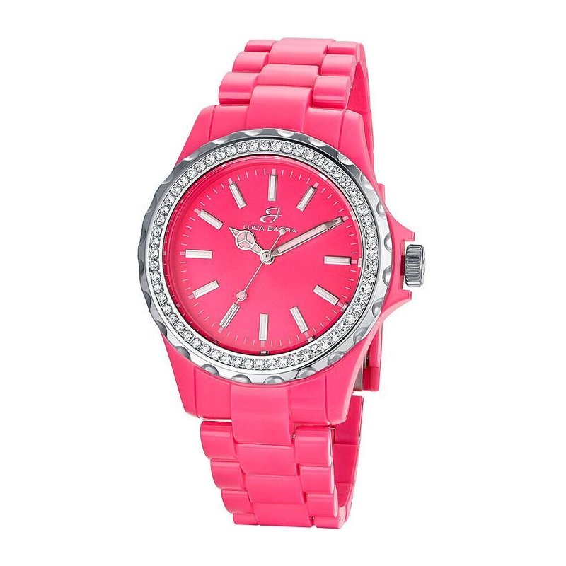 Luca Barra - Orologio In Policarbonato Fucsia - Donna - Moderno