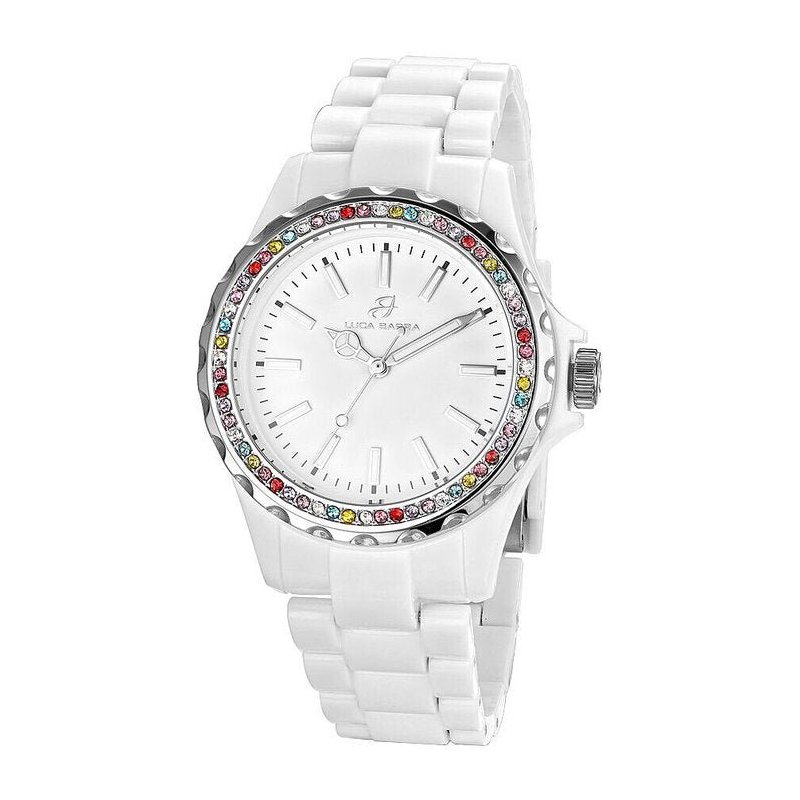 Luca Barra - Orologio In Policarbonato Bianco - Design Moderno - Uomo