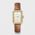 Cluse - Fluette Watch Leather - Pelle - Bianco Sabbia - Oro