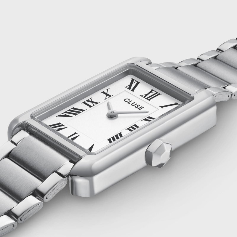 Cluse - Belisenna Watch - Acciaio Inossidabile - Quadrante Bianco