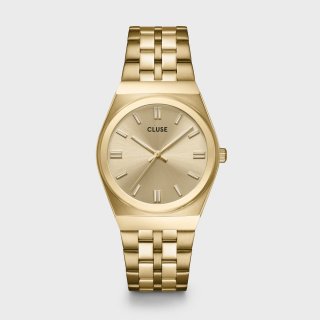 Cluse - Retro 70'S Watch - Acciaio Inossidabile - Quadrante Oro