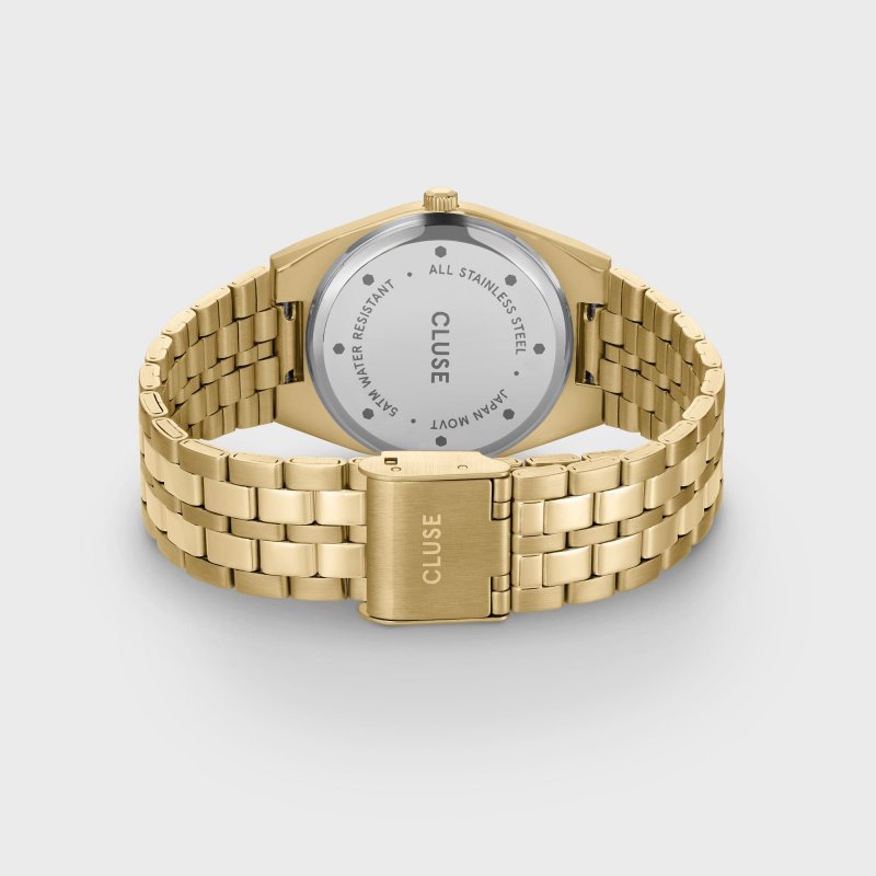 Cluse - Retro 70'S Watch - Acciaio Inossidabile - Quadrante Oro