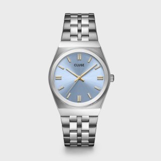 Cluse - Retro 70'S Watch - Acciaio Inossidabile - Quadrante Blu