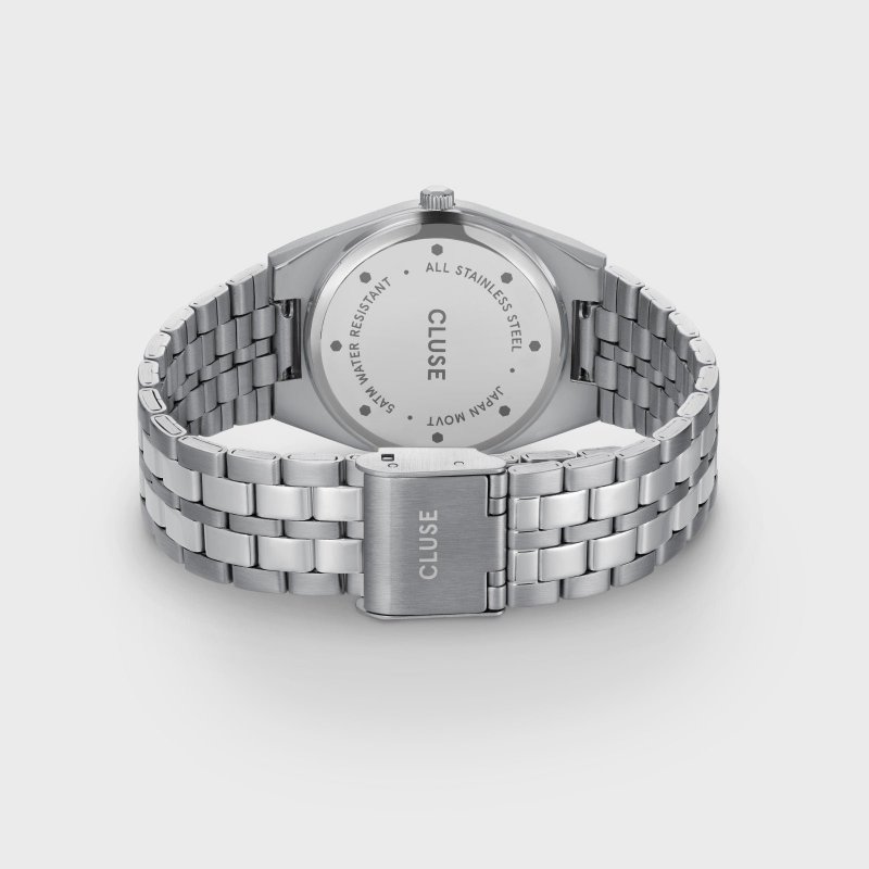Cluse - Retro 70'S Watch - Acciaio Inossidabile - Quadrante Blu