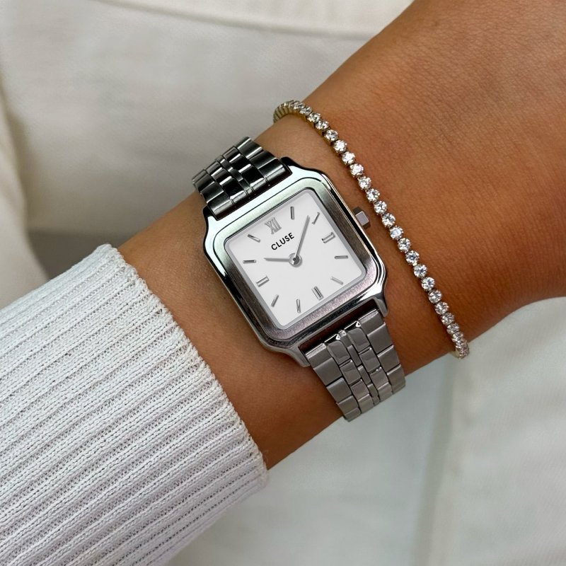 Cluse - Gracieuse Petite - Acciaio Inox - Quadrante Bianco
