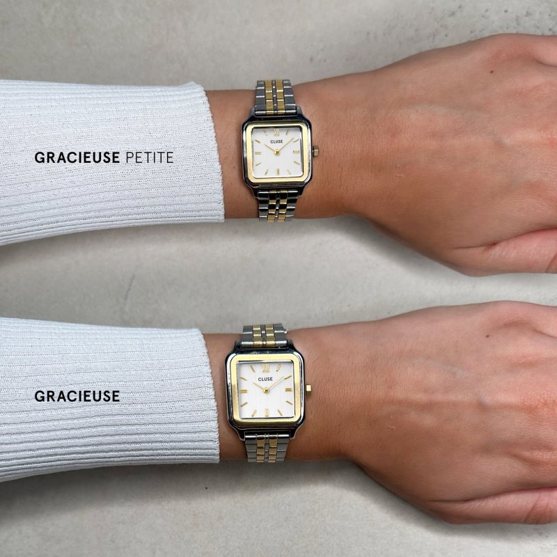 Cluse - Gracieuse Petite - Pelle Nera - Quadrante Bianco