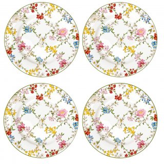 Easy Life - Set 4 Piatti Dessert Garden Dreams - Porcellana - Colorati