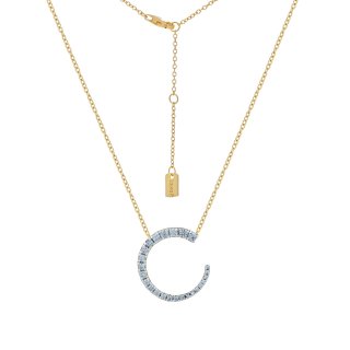 Laura Pjewels - Collana Luna - Argento 925 - Zirconi Sky Blu