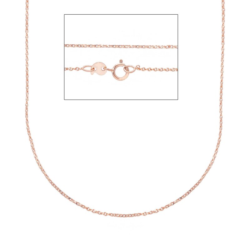 Songa Antonio - Catena Girocollo - Oro Rosa - 9 Carati