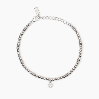 Mabina - Bracciale Donna Argento - Quadrifoglio - Zirconi