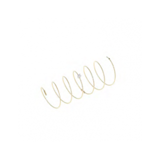 Anello a Spirale MagicWire Silenzio in Oro Giallo e Diamante