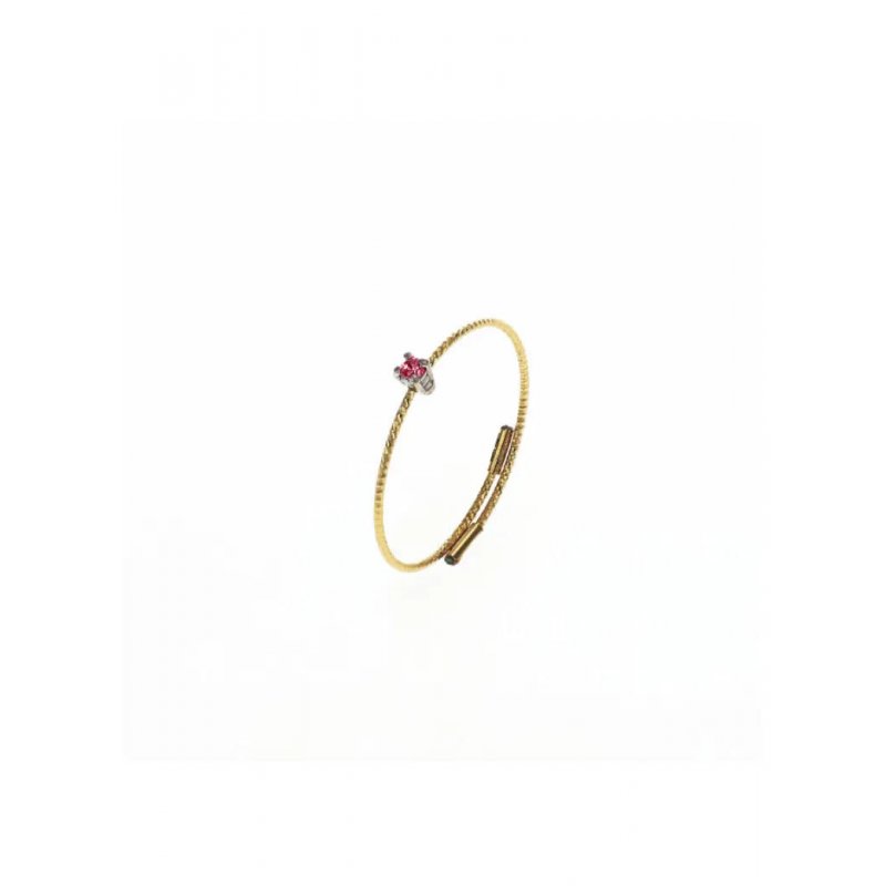 Anello Magic Wire oro rubino
