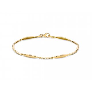 Miluna - Bracciale Modulare Diamanti - Oro Giallo - Eleganza Unica