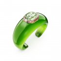 Swarovski - Bracciale Dulcis - Verde - Cristallo Ottagonale