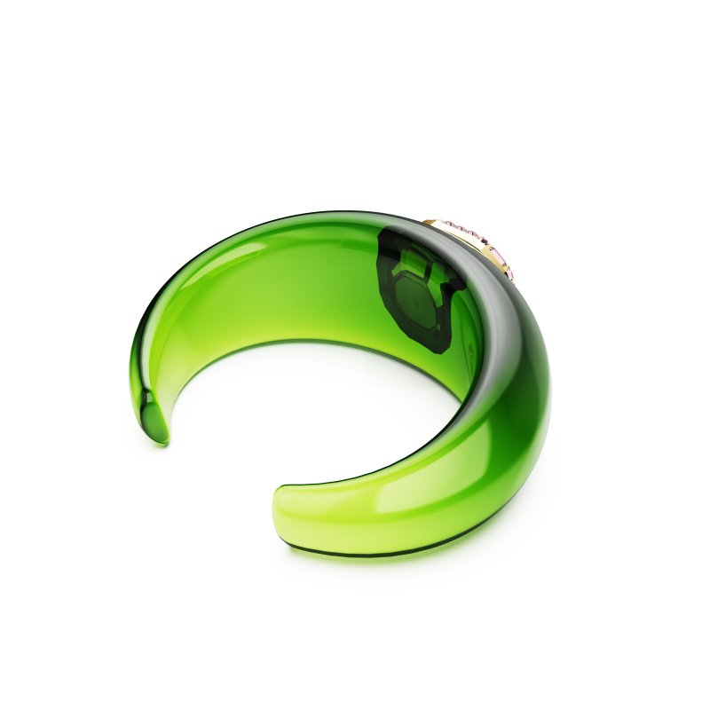 Swarovski - Bracciale Dulcis - Verde - Cristallo Ottagonale