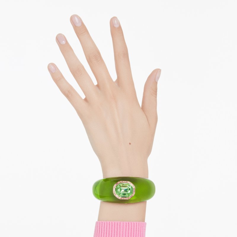Swarovski - Bracciale Dulcis - Verde - Cristallo Ottagonale