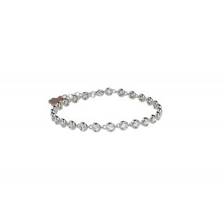 Nanan - Bracciale Tennis Bambini - Argento 925 - Pietre Bianche