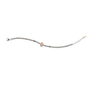 Nanan - Bracciale Argento 925 Con Pallini - Orsetto Tato