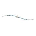 Nanan - Bracciale Nodino Orsetto Tato - Argento 925 - Azzurro