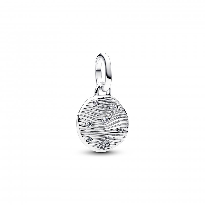 Charm Mini Medallion Onde da incidere Pandora ME