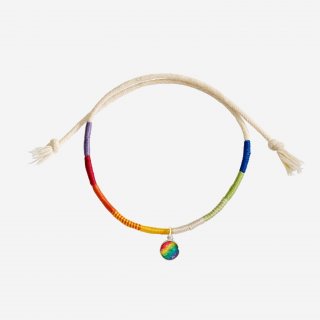 Dodo - Bracciale Lgbtqia+ Argento 925 - Smalto Multicolor