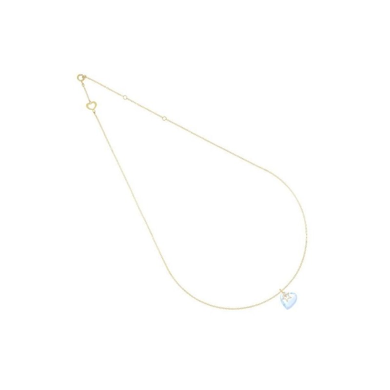 Maman Et Sophie - Girocollo Battito Cuore - Oro 18Kt - Quarzo
