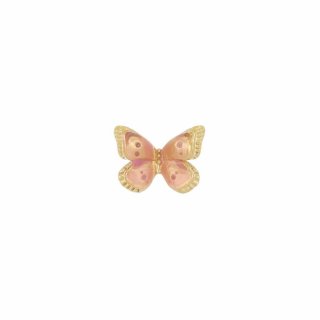 Maman Et Sophie - Orecchino Farfalla - Argento 925 - Smalto Rosa