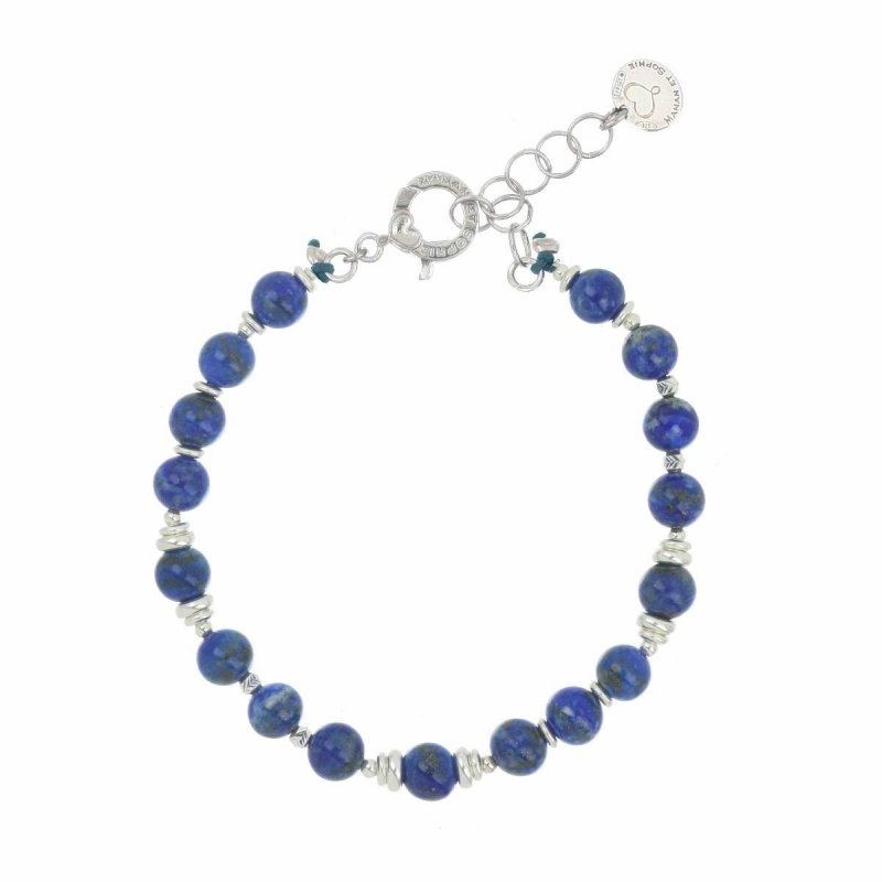 Maman Et Sophie - Bracciale Tancredi - Argento 925 - Lapislazzuli