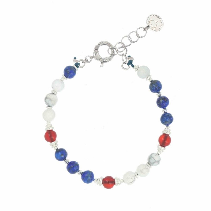 Maman Et Sophie - Bracciale Tancredi - Argento 925 - Pietre Colorate