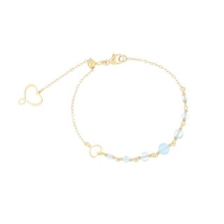 Maman Et Sophie - Bracciale Onda Azzurra - Argento - Acquamarina