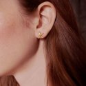 Maman Et Sophie - Orecchino Stella Marina - Argento 925 - Oro Giallo