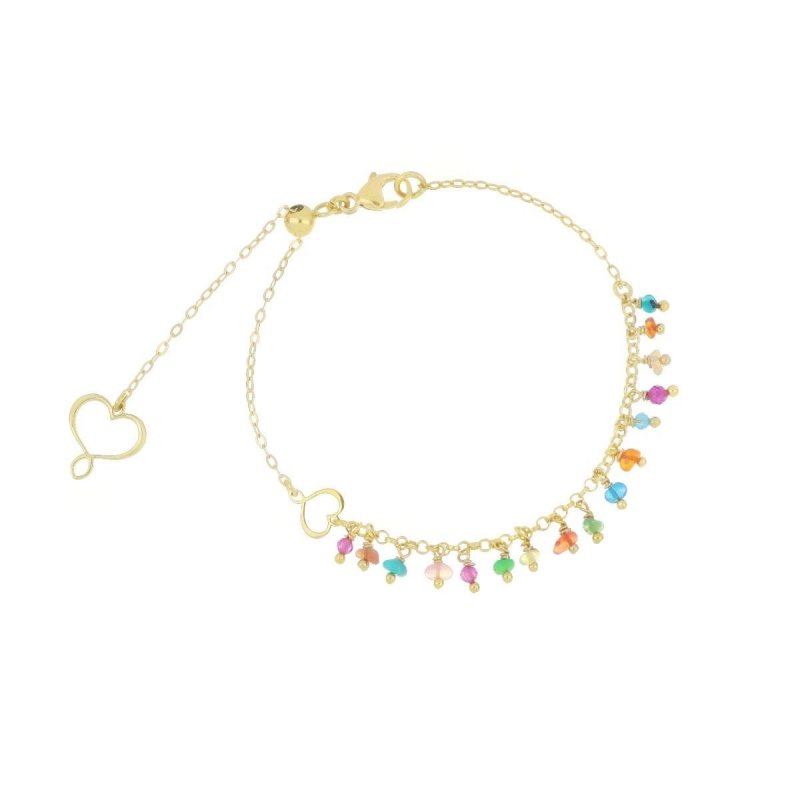 Maman Et Sophie - Bracciale Frange Multicolor - Argento 925 - Pietre