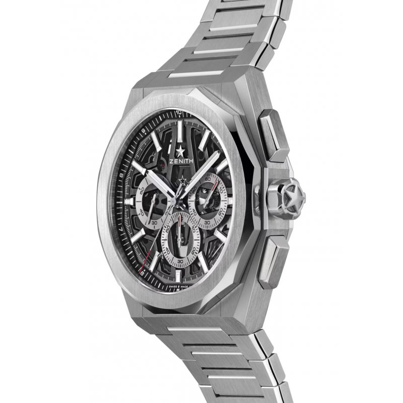 DEFY SKYLINE CHRONOGRAPH SKELETON - 42.00mm, Acciaio inossidabile
