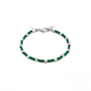 Giovanni Raspini - Bracciale Tango - Argento 925 - Malachite