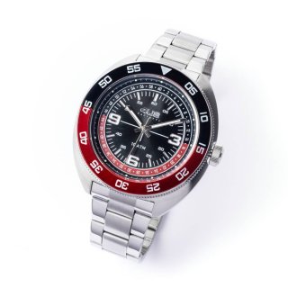 Orologio Uomo 4Us Cesare Paciotti Nero Rosso Quarzo Solo Tempo Acciaio T4St431