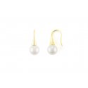 Orecchini A Gancio Donna Argento 925 4Us Cesare Paciotti Perla 4Uor6594W