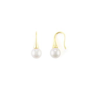 Orecchini A Gancio Donna Argento 925 4Us Cesare Paciotti Perla 4Uor6594W