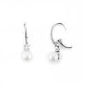 Orecchini Donna Argento 925 4Us Cesare Paciotti Perla E Zirconi 4Uor6112W