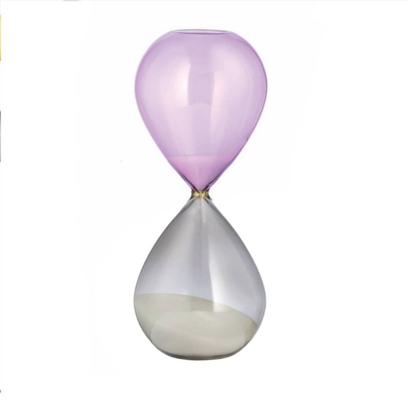 Onlylux - Clessidra Vetro - Doppio Colore Lilla Fumè