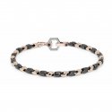 Tonino Lamborghini - Bracciale Uomo - Acciaio Nero - Rosè