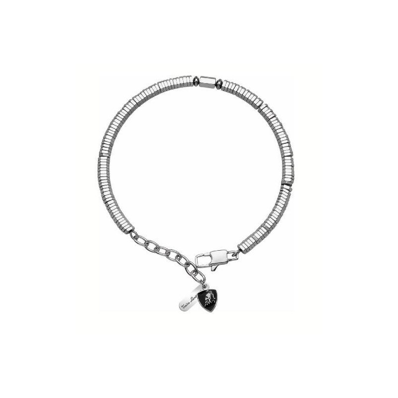 Tonino Lamborghini - Bracciale Uomo - Acciaio - Smalto Nero