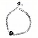 Tonino Lamborghini - Bracciale Uomo - Acciaio - Smalto Nero