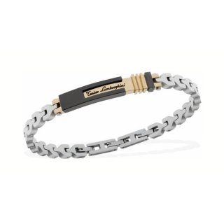 Tonino Lamborghini - Bracciale Uomo Acciaio - Piastra Dorata