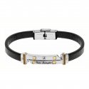 Tonino Lamborghini - Bracciale Uomo - Pelle - Acciaio