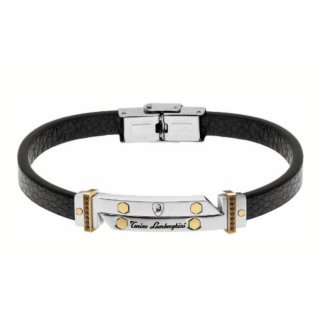 Tonino Lamborghini - Bracciale Uomo - Pelle - Acciaio