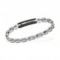 Tonino Lamborghini - Bracciale Uomo - Acciaio - Dettagli Neri