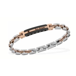 Tonino Lamborghini - Bracciale Uomo - Acciaio - Dettagli Rosè