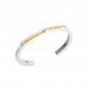 Tonino Lamborghini - Bracciale Uomo Rigido - Acciaio - Dettagli Dorati