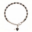 Tonino Lamborghini - Bracciale Uomo - Acciaio - Rondelle Rosè E Nere