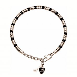 Tonino Lamborghini - Bracciale Uomo - Acciaio - Rondelle Rosè E Nere
